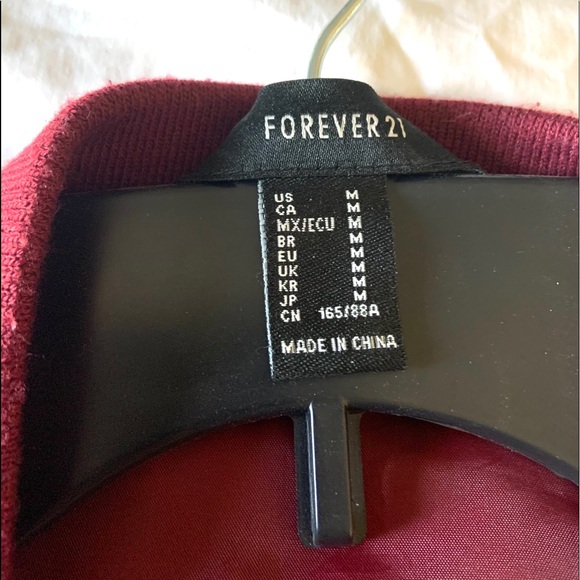 Burgundy Puffer Jacket - Picture 6 of 6